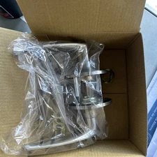 Shield Security Privacy Lockset, Satin Nickel, Straight Lever Style Door Handle