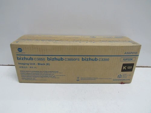 GENUINE KONICA MINOLTA IUP22K (A3GP01D) BLACK IMAGING UNIT