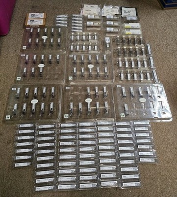 Lot 172 New/Open Mixed SFP Transceivers - Cisco, JDSU, OPLINK, Opnext, Finisar..