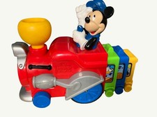 Disney Mickey Mouse Mattel 2000 Extending Expanding Musical Train Tested a Works