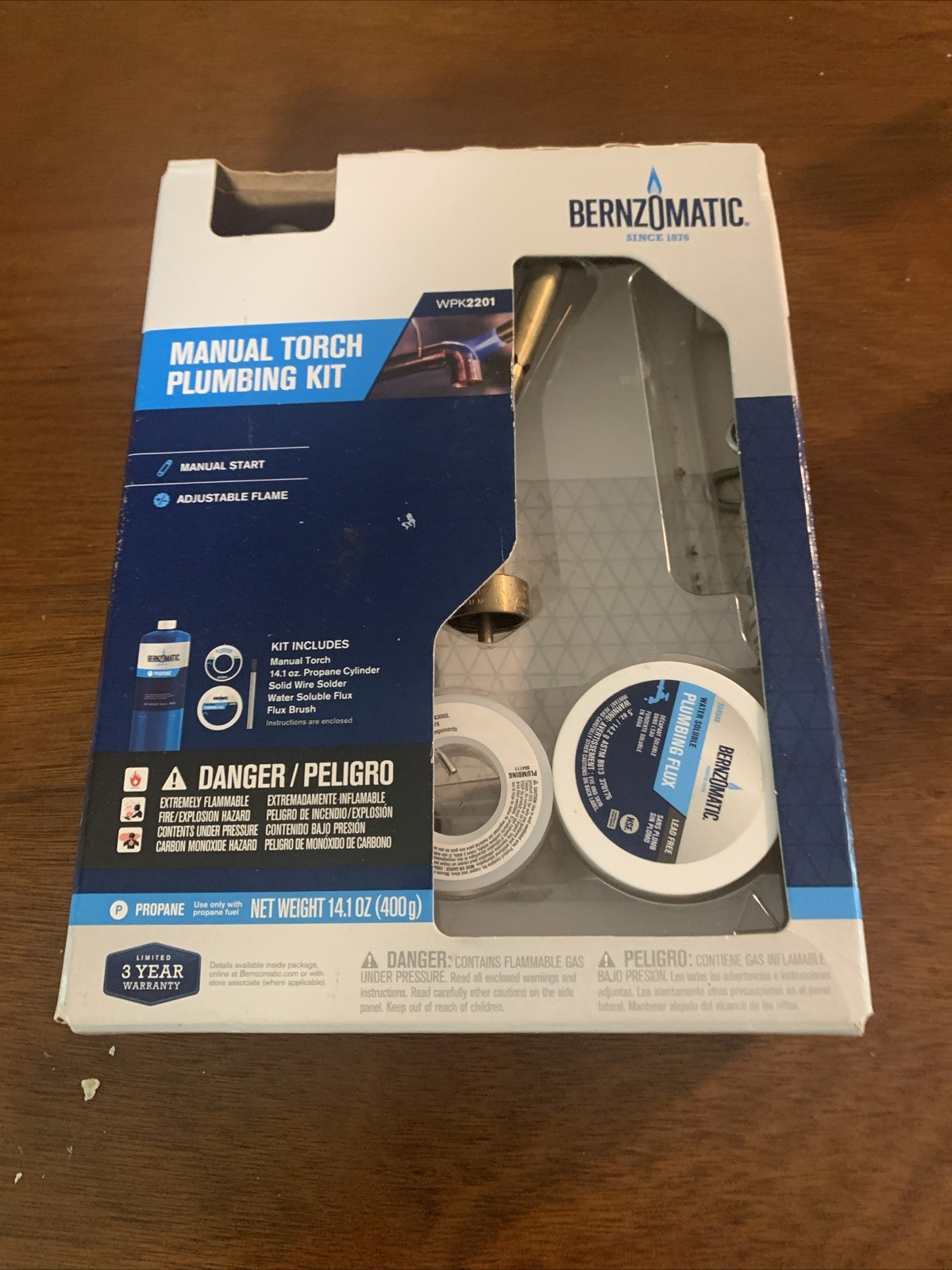 Bernzomatic Plumbing 14.1 Oz. Torch Kit Steel , Basic Plumbing Kit WPK 2201