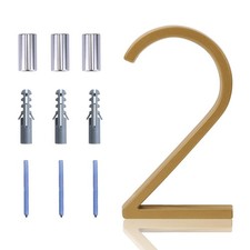 Floating Address Numbers for Home, 5 Inch Zinc Alloy, Brass Reflective, Gold
