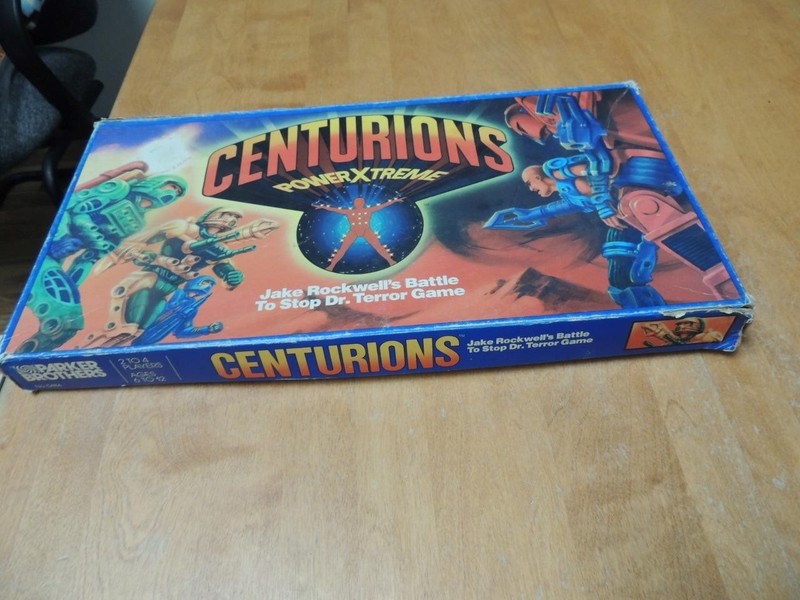 Vintage 1986 Centurions Board Game 100% complete Parker Brothers