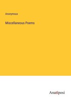 Anonymous | Miscellaneous Poems | Taschenbuch | Englisch (2024)