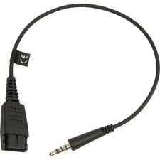 Jabra Quick Disconnect QD to straight 3.5 mm Jack Cord 88000099