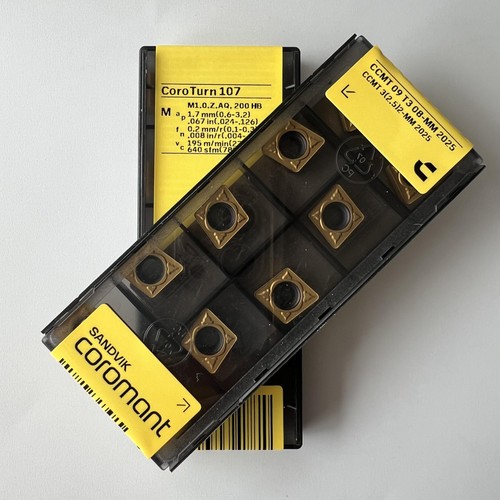 SANDVIK / CCMT09T308-MM 2025 / Hard alloy CNC blade tool 10 Pcs - Foto 2 di 5
