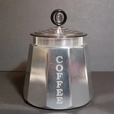 GAT Coffee Storage Container Italy Styled After Moka Pot