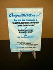 Vladimir Guerrero 2026 Topps Flagship Real One Auto GOLD /50 Redemption