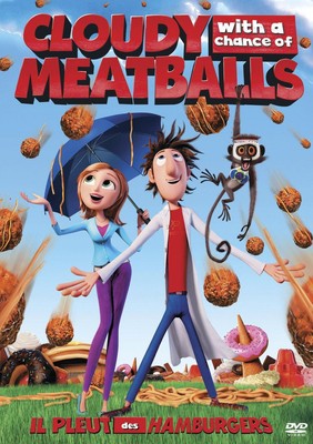 CLOUDY WITH A CHANCE OF MEATBALLS NEW DVD