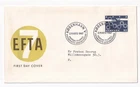 STAMP DENMARK "KOBENHAVN" "7 EFTA" 1967 FDC ENVELOPE
