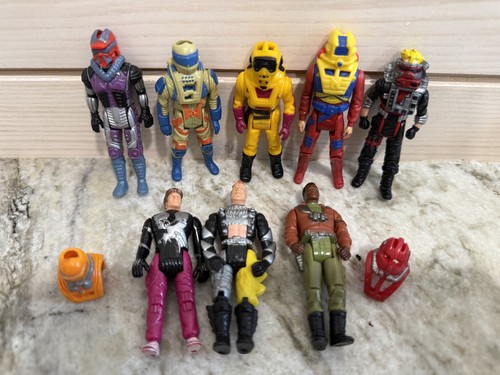 M.A.S.K. DUSTY HAYES figure from Afterburner no mask 1987