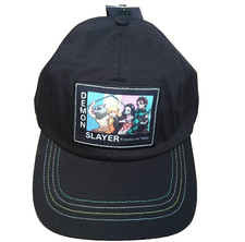 NWT DEMON SLAYER KIMETSU NO YAIBA CULTUREFLY SNAPBACK CAP HAT BLACK