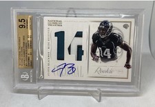 2012 National Treasures Colossal /25 Justin Blackmon BGS 9.5/10 Auto RC POP 3