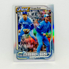 2026 Topps Chrome George Brett Bobby Witt Jr. Past to Present Refractor #PTP-17