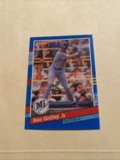 1991 Donruss - Ken Griffey Jr #77 Three Yellow Lines Right Border