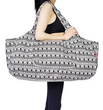 Yoga Mat Bag Large Yoga Mat Tote Sling Carrier with Pockets Fits Mats with Mu...