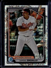 2024 Bowman Chrome Samuel Basallo Prospects Speckle Refractor #/299 Orioles