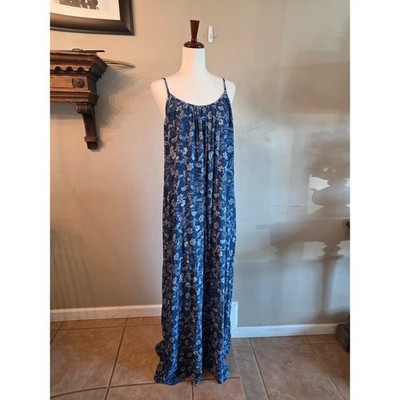 NWT Evereve Roan + Ryan Willa Floral Maxi Dress SZ Medium Summer Flowy