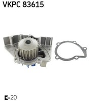 SKF Wasserpumpe CitroËN, Fiat, Peugeot VKPC83615