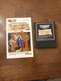 Colecovision Homebrew- So, You Want To Be A Knight? - CIB