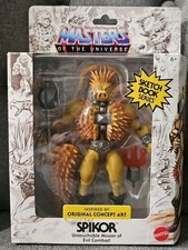 Masters of the Universe Origins Sketchbook Series SPIKOR Action Figure Mattel