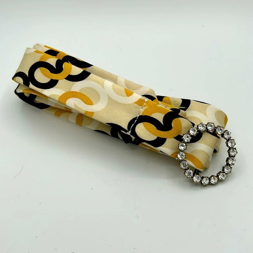 Cinturón de cinta J.Crew con hebilla de diamantes de imitación - 45" Foto 4 de 4