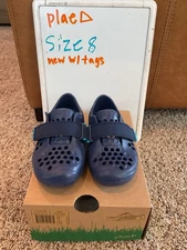 Plae MIMO Water Sneakers Navy Blue, Size 8 New