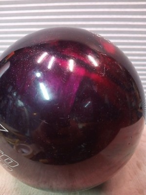 Roto Grip Hustle Deep Red Wine& Purple Pearl Bowling Ball 15 Lb 9