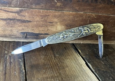 3 3/8  IXL GEORGE WOSTENHOLM SHEFFIELD ENGLAND SILVER POCKET KNIFE PAN 