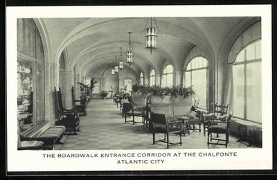 AK Atlantic City, NJ, The Boardwalk entrance corridor at the Chalfonte 