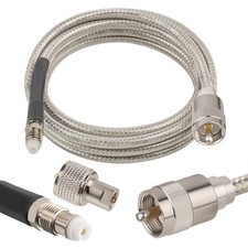 6FT Low Loss RG8X Stranded Core CB Coax Antenna Cable PL259 FME/PL259 Male
