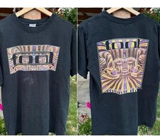 Tool Band T-shirt Rare Design Black Tee 2 Side Tool Rock Band Unisex S-5XL