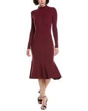 T Tahari Knit Flare Midi Dress Women's