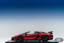 1/18 MR COLLECTION Lamborghini Aventador SVJ Red Roadster 🤝OPEN FOR TRADE🤝