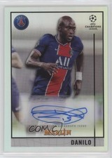 2020-21 Topps Merlin Collection Chrome UCL Chrome Auto Danilo #BCA-D Auto 0a82