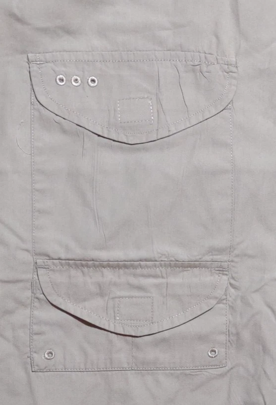 Camisa Columbia PFG Para Hombres L Abotonada Manga Larga Ventilada Doble Pesca Bolsillos De Colección Foto 4 de 4