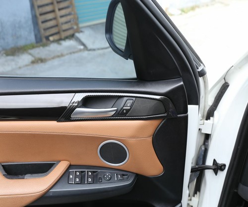 11-17 BMW F25 X3 Front Right Door Window Exterior Trim Molding Panel Set OEM main image 1