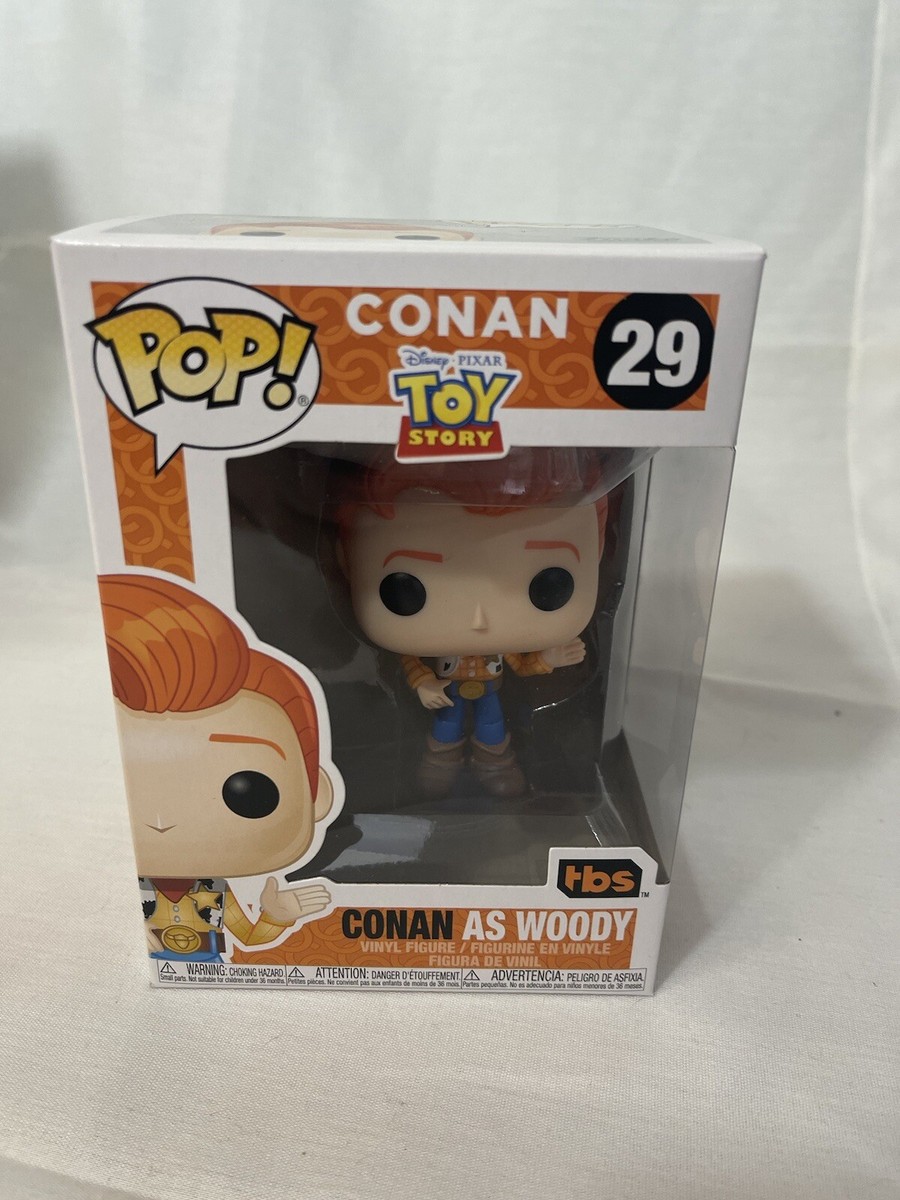 Toy Story Woody Conan FUNKO PoP! SDCC 2019 Pop Signed by Conan!! + Protection 889698417679