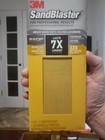 3M~ SandBlaster Advanced Sandpaper, 320 Grit (Very Fine) 5 sheets, 3-2/3"x 9",  