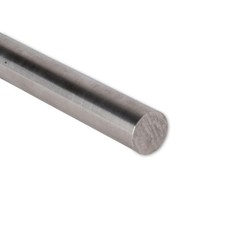 3/4" Diameter, 304 Stainless Steel Round Rod, 10 Inch Length, Extruded, 0.75"Dia