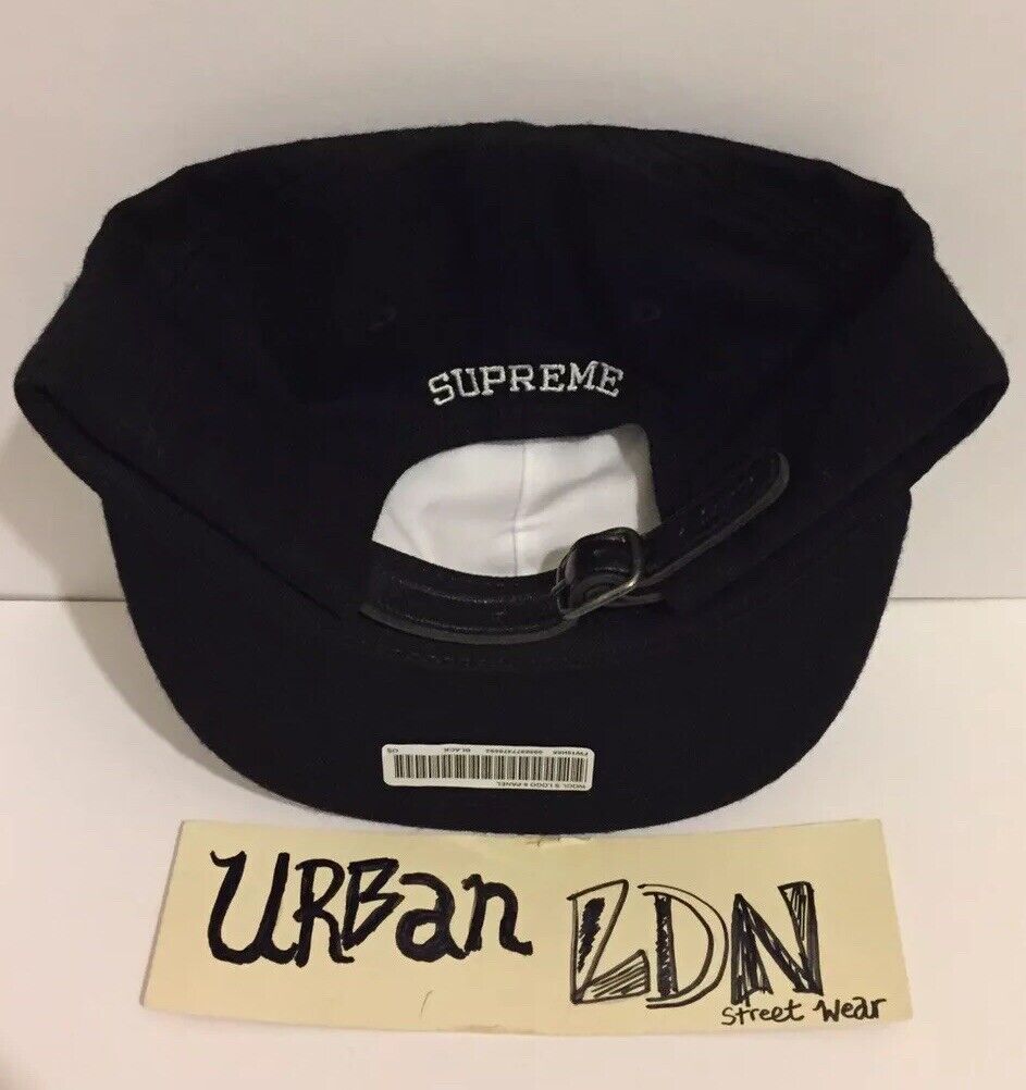 Supreme S Logo Wool 6 Panel Black | eBay