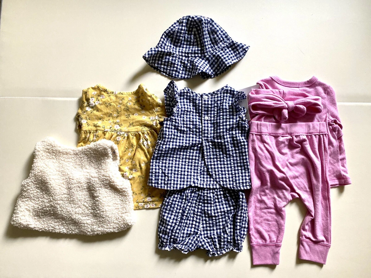 Baby girl clothes lot Size 6 9 months Carter s Cat Jack Old Navy