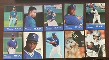 1990 Bo Jackson MVP M.V.P. Trading Card Set 1-10 Raiders Royals