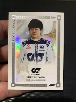 Yuki Tsunoda Portrait Topps Eccellenza F1 Alphatauri #2