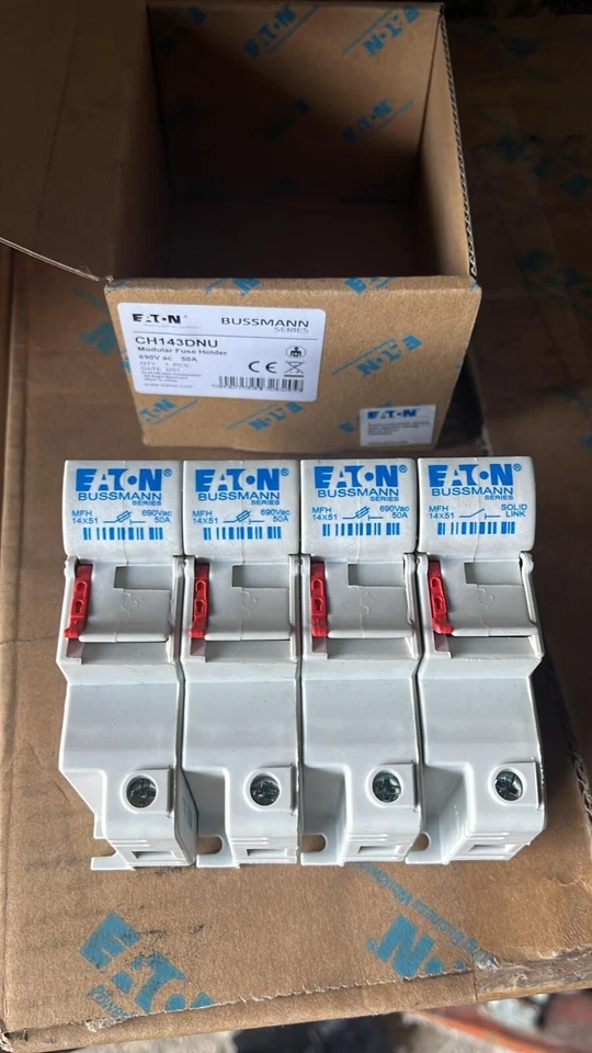 Suporte de fusível Eaton CH143DNU 3P+N 14x51 - 2PK - Imagem 2 de 4