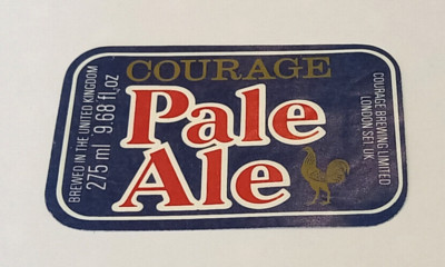 Courage Brewing Ltd - Pale Ale - 275 ml - 9.68 Fl oz - Vintage Beer Label