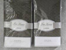Nordstrom at Home 130 Quilted Honeycomb Green Euro Toss Pillow Sham Cover Pair