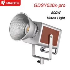 MIAOTU GDSY520X PRO 500W Led Video COB Light Bi-Color 2800K-6500K Photography 