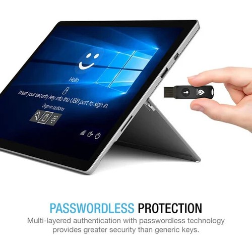 2x Thetis FIDO2 Security Key Fob Passkey via Connect USB A ,TOTP , HOTP - TESTED - Afbeelding 4 van 4