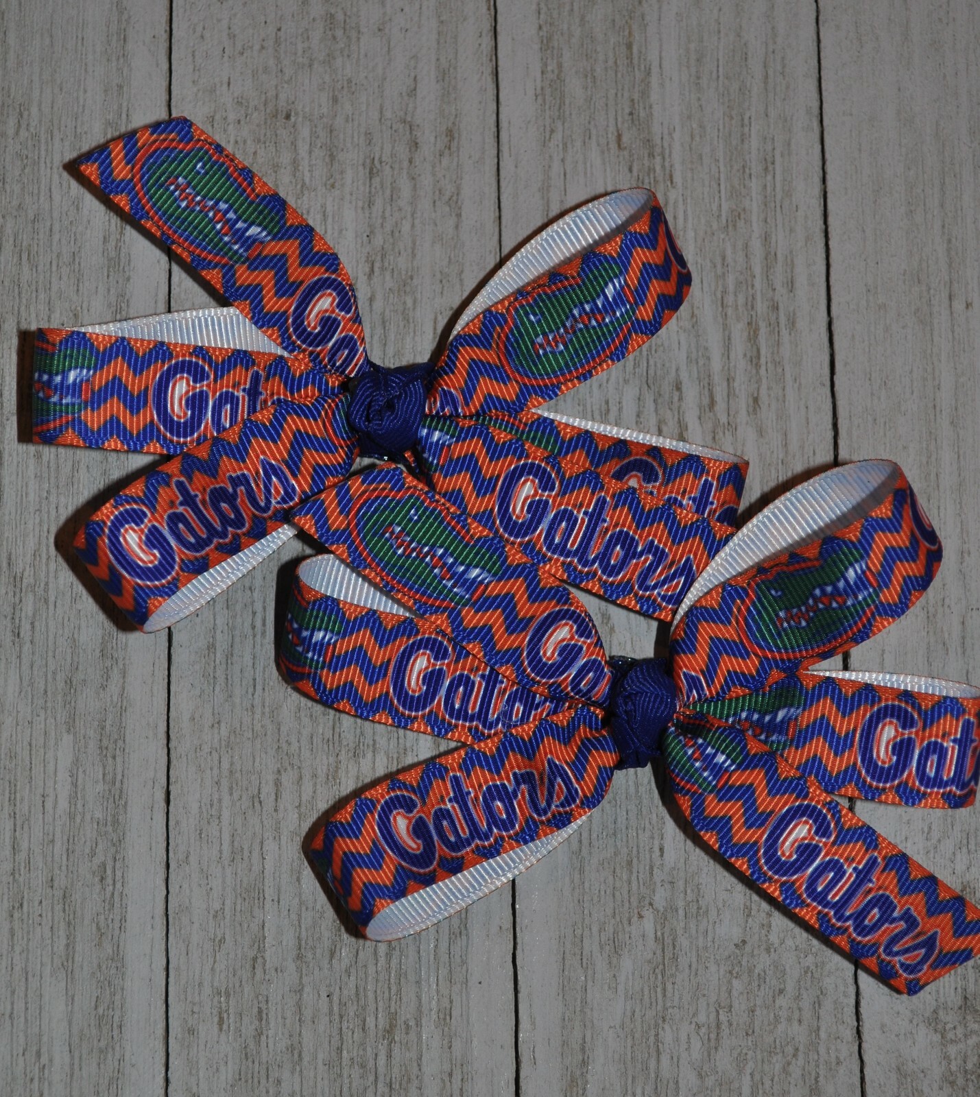 Set of Two Florida Hair Bows Florida Bows Florida Gators Bows eBay